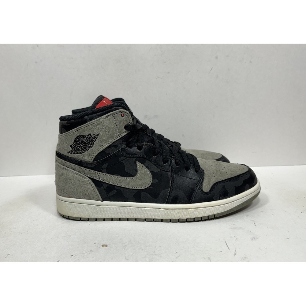 Nike Air Jordan 1 High Premium Shadow Camo Men's Size 10 AA3993-034 Shoes